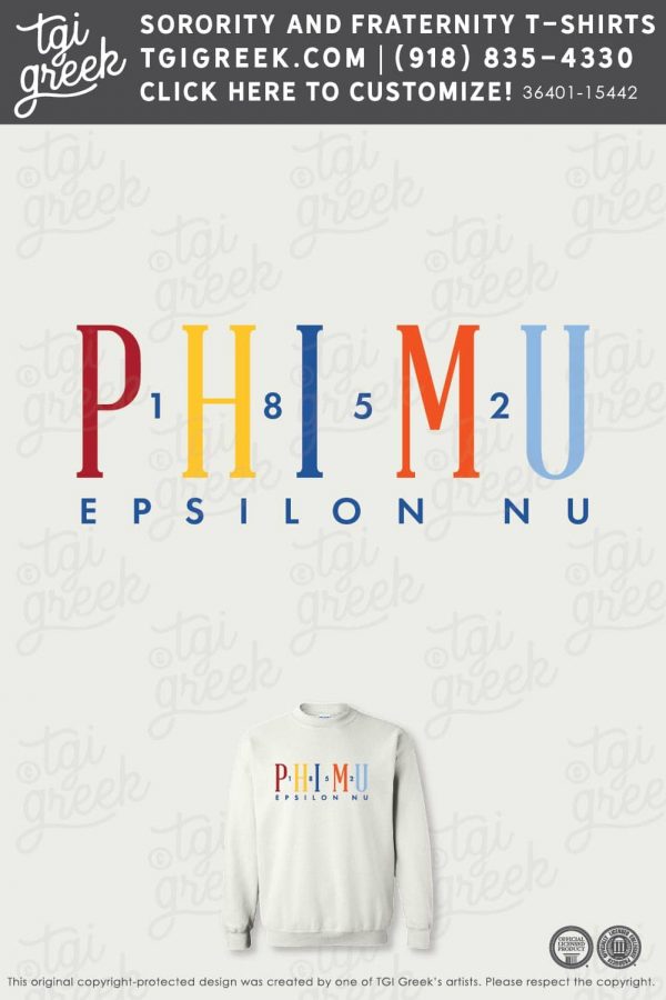 Phi Mu – OSU Colorful Sweatshirt PR