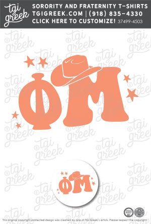 Phi Mu – OSU Cowgirl Sticker