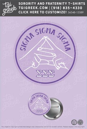 Sigma Sigma Sigma – LAF PR Button
