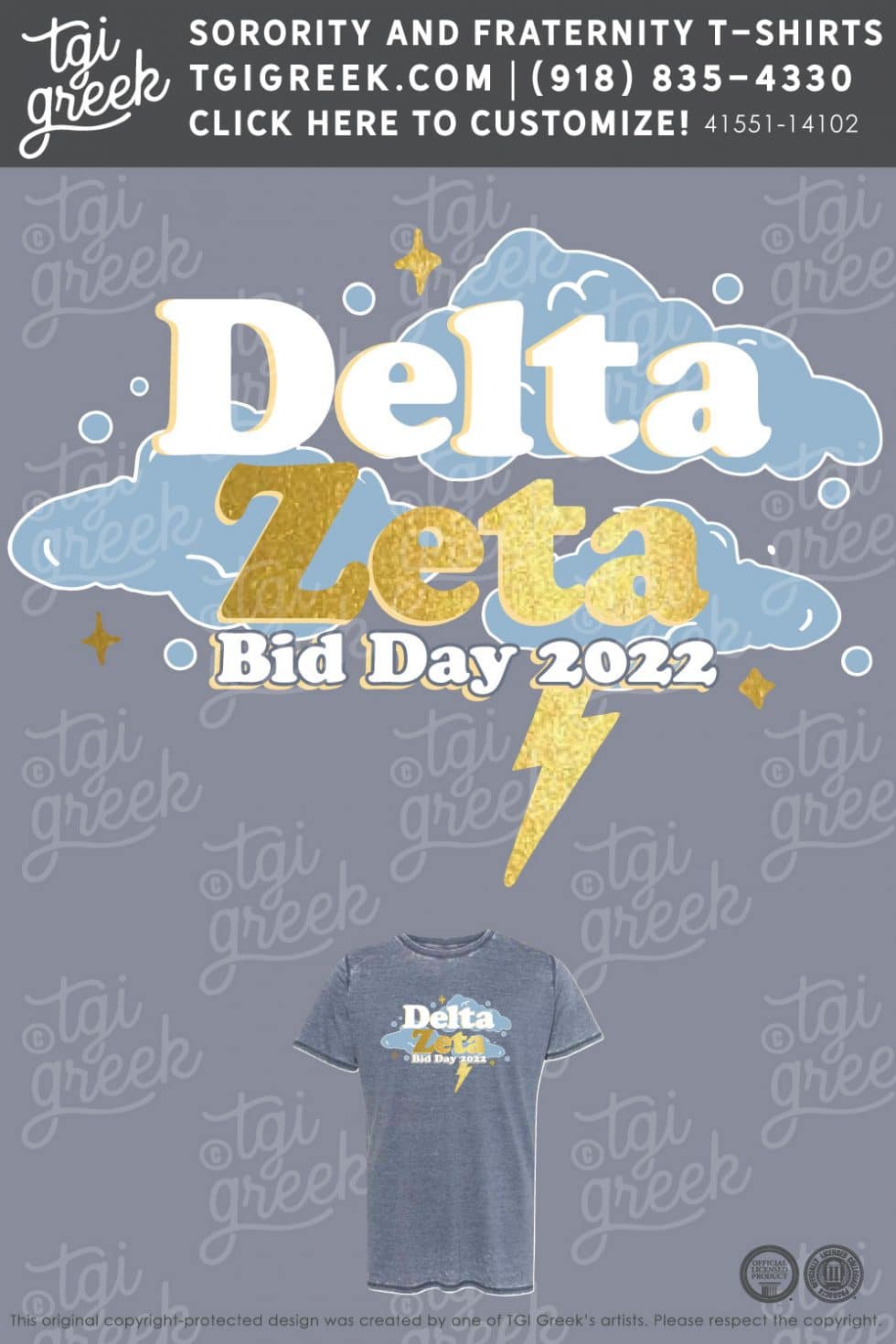 Delta Zeta WKU Fall Bid Day TGI Greek