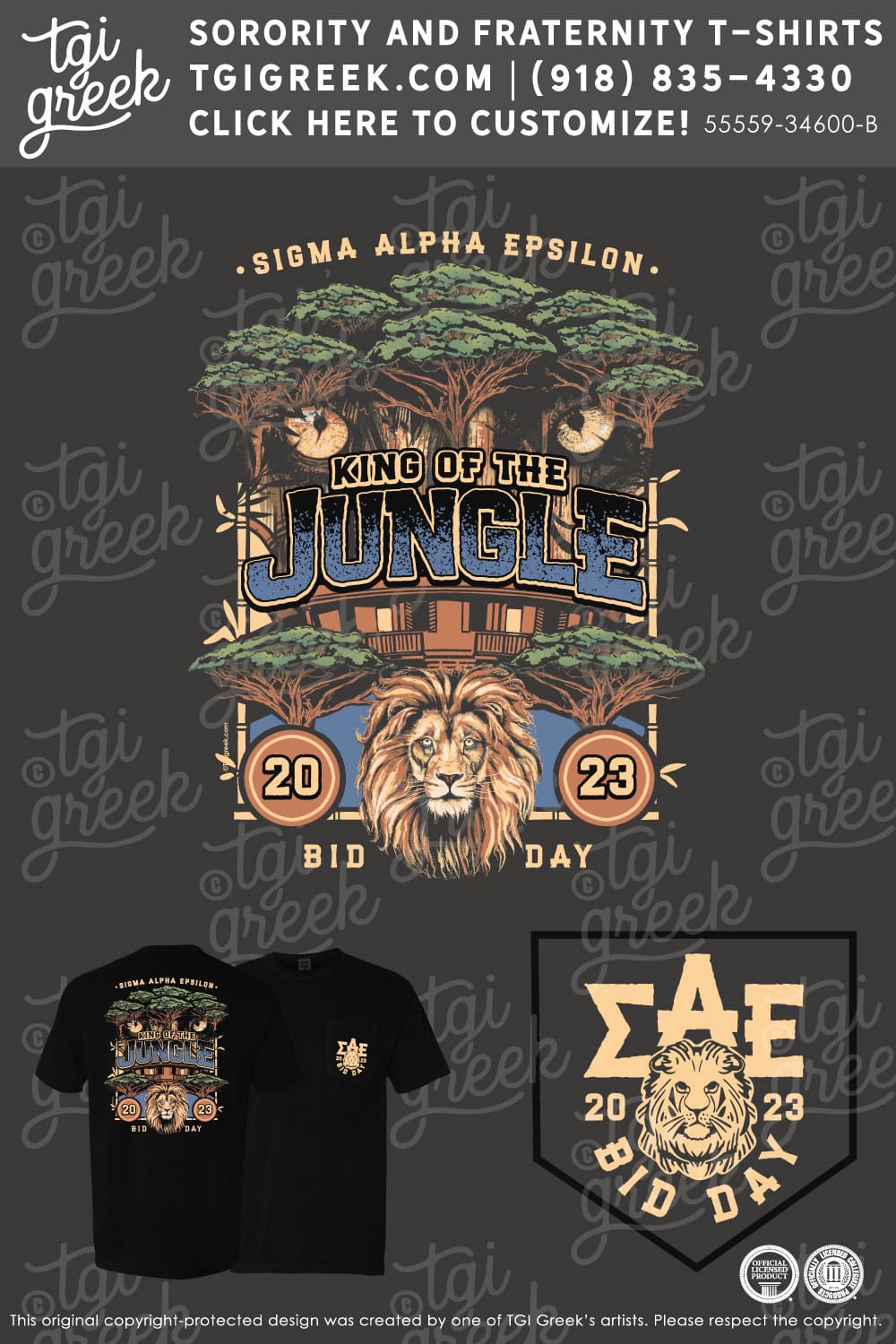 Sigma Alpha Epsilon - TXSU Jungle Bid Day - TGI Greek